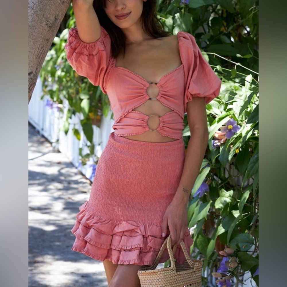 NWT‎ V. Chapman Valerie Dress in Coral Apple - 2